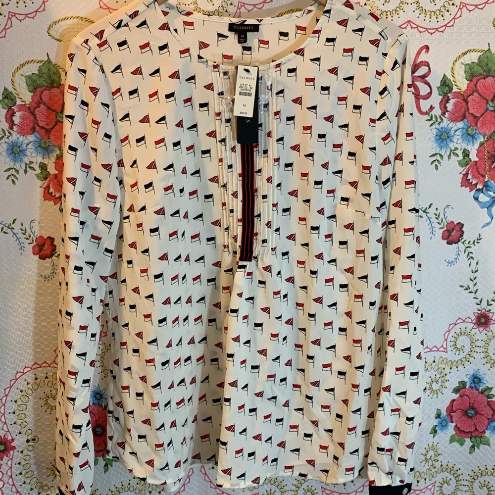 The cutest Talbots blouse!